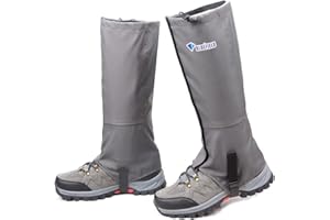 TRIWONDER Guêtres de Randonnée Imperméables Guêtres de Botte de Neige Guêtres Jambières pour Homme Femme Ski Chasse Escalade Marche