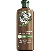 Herbal Essences Champ&uacute; Hidratante Aroma Coco, 350 ml, Hidrataci&oacute;n Intensa Para Pelo Muy Seco | Deja el Cabello Suave, F&oacute;rmula