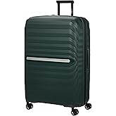 Samsonite Neo Flux Large Trolley Case, 81 cm | Jungle Green, Expandable Hardcase, 81H x 54W x 33D cm, 130/145 L, 4.6 kg, with