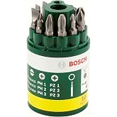 Bosch Professional Accessories Vidalama Ucu Seti, Yeşil, 10 Adet