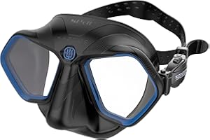 SEAC Raptor, Mascará De Volumen Reducido para Apnea Y Pesca Submarina