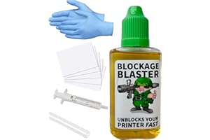 118INK Blockage Blaster Print Head Cleaner Kit for Blocked Epson Inkjet Printers, Printer Nozzle Cleaning Compatible Heads - Unblocks Fast- Super Strength Full HD Video Instructions