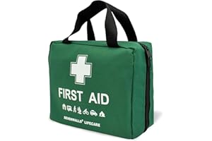 SEVENWALLS 260 Piece Premium First Aid Kit - Complete Approved Emergency Medical Kit for Home, Car, Office & Travel - Includes Adhesive Plasters, Bandages, CPR Face Mask, Emergency Blanket, Cold Packs & More