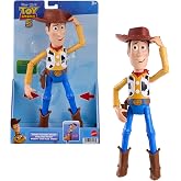 Şapka selamı hareketi ve 14 b&uuml;k&uuml;lebilen eklemiyle 31 cm'lik Disney Pixar Toy Story 5 İmza Hareketli Woody Aksiyon Fig&uuml;r&uuml;, JKV