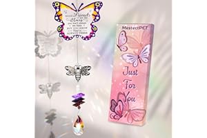 MESTECTPET Friendship Gifts for Women, Crystal Suncatcher Friend Gifts for Bestie Gifts, Birthday, Wedding, Anniversary Graduation Gifts for Women, Best Friend