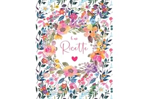 Il Mio Ricettario: Ricettario Da Scrivere per Annotare 125 Ricette di Pietanze e Dolci | A4