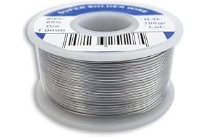 BOBINA STAGNO IN ROCCHETTO 60/40 100GR. 1MM PER SALDARE SALDATURA LABORATORIO HIGH QUALITY ANFEL