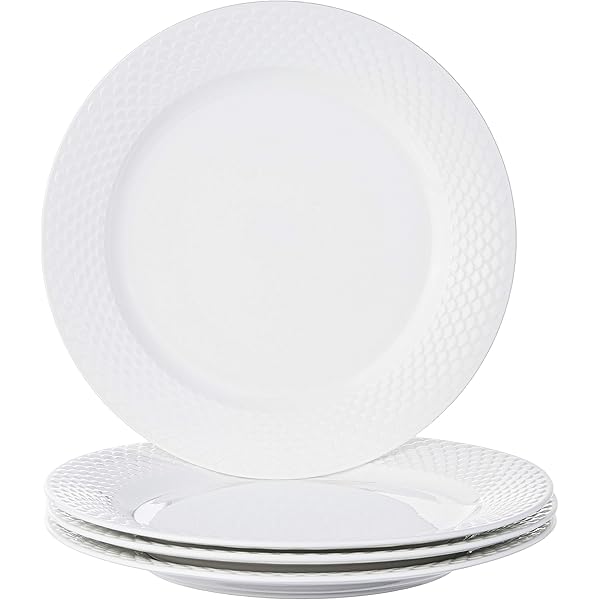 Dajar Arcopal Florine Service de table 19 pièces, verre, blanc, rouge, bleu, jaune, 33 x 33 x 31 cm, unités