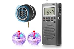 PHYACHELO Spirit Box Equipment Kit de 4 con 2 Bolas LED para Gatos y 1 Altavoz Spirit Box Paranormales para el hogar, la Oficina y el Aire Libre