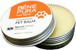BENE PURA TRUST NATURE BenePura Bálsamo Patas Perro, Bálsamo Regenerador Natural para Patas, Piel y Nariz, Seguro para Lamer, 40 ml