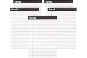 Samsill Bulk Pack of 5 Refill Pads for 70821 Professional Portfolio with Zippered Closure, Junior Size, 7 Inch x 10 Inch (5 Pack)