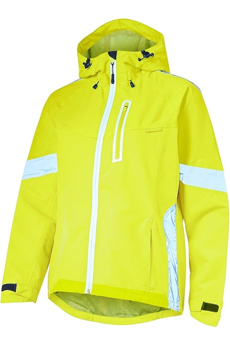 hi vis waterproof cycling jacket womens