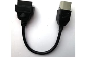 OTKEFDI Adattatore OBD della moto a 6 pin, cavo diagnostico OBD2 del motociclo di Motorrad per i motori Su-zu-ki