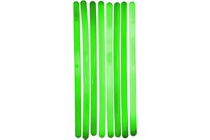 Glowtopia 12 inch Mega Glow Sticks/Glow Batons - Premium Glowsticks (Green, 10 Pack)