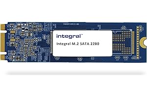 Integral Memory - SSD M.2 2280 SATA III, alta velocità 6 Gbps fino a 500 MB/S in lettura e 470 MB/S in scrittura, by