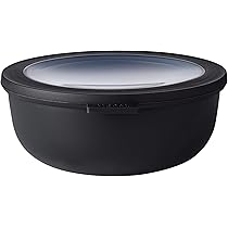 Mepal Multi Bowl Cirqula Rotonda 1250 Ml – Contenitore Ermetico In Plastica Con Coperchio – Adatto A Microonde, Frigo E Congelatore, Vivid Mauve