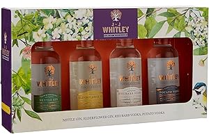 J.J. Whitley Minature Gin Gift Pack, 5 cl, Case of 4