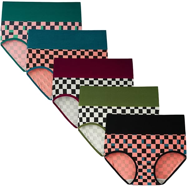 INNERSY Onderbroeken dames naadloos microvezel naadloos ondergoed slip zonder naad onzichtbaar 5 stuks, XS