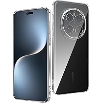 CAUHENYEE Silicone Transparent Coque Pour Honor Magic 7 Pro 5G,Case TPU Fin, Souple Et Transparent,Anti-Rayures,Résistant Aux Chocs