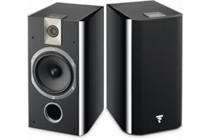 Focal Chorus 706 Noir Haut-Parleur - Hauts-parleurs (2-Voies, 2.0 canaux, avec Fil, 55-28000 Hz, 8 Ohm, Noir)