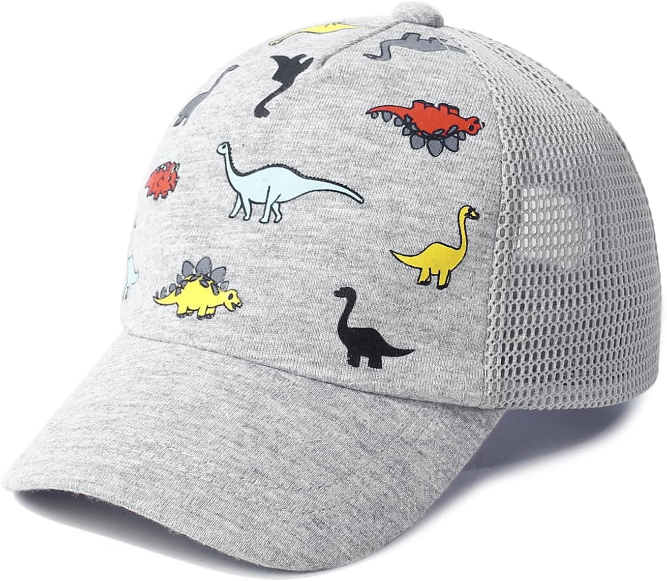 DRESHOW Niño Béisbol Gorra Bebé Sol Sombrero Lindo Sólido Color & Dinosaurio Patterned Gorras Unisex Bebé Camionero Sombreros Infantil Niño Kid Sombreros para Niños Niñas