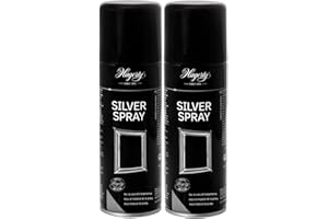 2x Hagerty Silver Spray Detergente Antiossidante e Lucidante per Argenteria e Oggetti Placcati in Argento - 2 Flaconi da 200ml