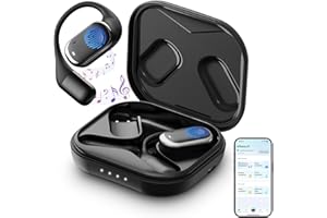 Ecouteurs Traducteur Vocal Instantané 3 en 1 Ninonly AI Ecouteur Traducteur Instantané avec 150 Langues 7 Modes de Traduction, Bluetooth 5.3 Écouteur Traducteur Temps Réel pour Voyage Affaires Études