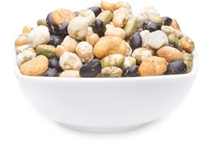 CRACKERSCOMPANY 1 x 5kg Snack aus Edame Soja Saubohne und Erbsen geröstet gesalzen mit 28% Protein vegetarisch vegan laktosefrei
