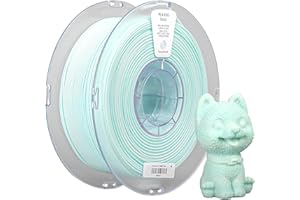 kexcelled Dual Color PLA Filament 1,75 mm, PLA Zweifarbiges, Gradient Farbwechsel 3D Drucker Filament, Semi-Matte Effekt, Maßgenauigkeit+/- 0,03 mm, 1 kg Spule (2,2 lbs), Baby Blau Weiß