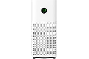 Xiaomi Smart Air Purifier 6, Covers Rooms Up to 87.5m², High CADR 443m³/h, 5-in-1 HEPA Filtration, Smart App & Voice Control, Quiet Air Cleaner for Dust, Smoke, Pollen & Pet Dander