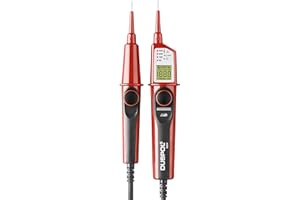 BENNING DUSPOL digital Digitaler True RMS Spannungsprüfer (Prüfart 2-polig, Spannungsmessbereich 1 V - 1000 V AC/ 1200 V DC, Durchgangsprüfung) 50263