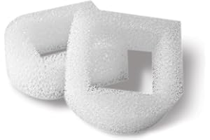 PetSafe - Filtre en Mousse de Rechange - Fontaines en Céramique, Plastique et Fontaines Drinkwell 360 en Acier, Blanc, 2 Unité (Lot de 1)