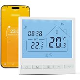 Beok WiFi Heating Thermostat for Boiler. Thermostat with Alexa Voice Control, Tuya Programmable Wireless Intelligent Thermost
