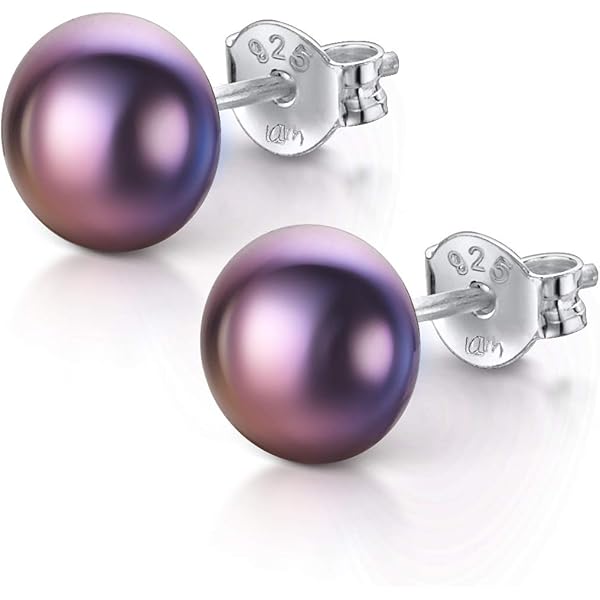 Orecchini a bottone con perle barocche grandi in argento sterling 925 con perle d'acqua dolce naturali 15-25mm INS Regali di gioielleria raffinata per le donne EA  36