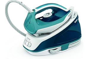 Tefal SV6115 Express Essential - Plancha de vapor (5,2 bar, golpe de vapor: 280 g/min, vapor continuo: 120 g/min, tecnología Calc Clear, suela Xpress Glide, 2200 W, 1,4 L, 36,2 x 17,9 x 25,6 cm)