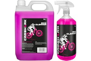 CARSHARK Bike Cleaner 1 Litre Spray with 5 Litre Refill, Suitable for All Types of Bikes