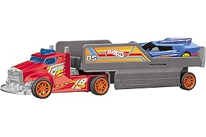 MONDO (MON63681 Motors-CAMION Double RIG R/C Hot Wheels Coches Juguete, Multicolor