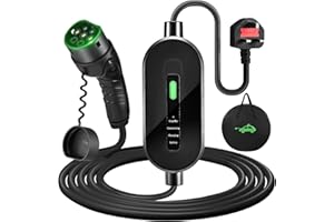 Dastre type 2 charging cable 3 Pin EV Charging Cable, EV Charger Cable Type 2 to 3 Pin Plug for Type 2 (6M)