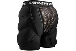 SHINYPRO Protective Padded Shorts for Snowboard and Skate CE Level 2 Butt and Tailbone Heavy Duty Protection,3-in-1 All-Round Protection