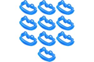 NNOVAT Retractores dentales azules de silicona suave, 10 unidades, retractor para labios, mejillas, abridor de boca, agrandar la ortodoncia dental