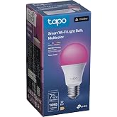 Tapo TP-Link L535E, Matter Wi-Fi LED Akıllı Ampul, &Ccedil;ok Renkli, E27,75W 806 Amazon Alexa ve Google Home ile &Ccedil;alışır, Renk Deği