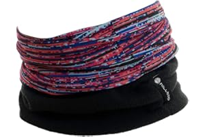 Hilltop Sciarpa da Uomo e Donna Invernale, Foulard per Moto Multifunzione, Scaldacollo Tubolare, Indossabile come Maschera o Scialle, Vari Colori