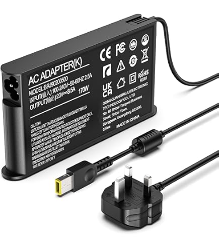 Adaptador de CA de 170 W compatible con Lenovo ThinkPad P53 P70 P71 P72 P73 W540 Legion Y7000 Adaptador de CA de 170 W compatible con Lenovo ThinkPad P53 P70 P71 P72 P73 W540 Legion Y7000