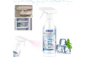 INQUIRLLY Spray de Dégivrage Puissant Pour RéfrigéRateur Congélateur, Spray de Dégivrage Pour RéfrigéRateur Congélateur, éLimine Efficacement et Rapidement L'accumulation de Glace
