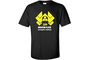 foolsgoldtshirts Die Hard Nakatomi Plaza 80s Movie Film Black T-Shirt