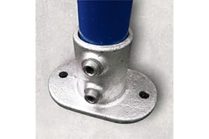 GENERIC Key Clamp Store Galvanised 42mm Steel Tube Fittings (Base Plate)