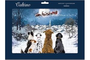 Caltime Traditional Advent Calendar, Night Before Christmas with Envelope