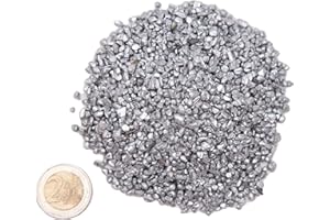 EVEK Aluminium Granules 99.9% Pure Aluminium High Purity Recycled 1000 g (1 kg)