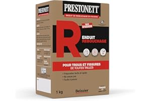 Enduit de Rebouchage PRESTONETT REBOUCHER en Poudre en Boîte 1 KG pour Intérieur