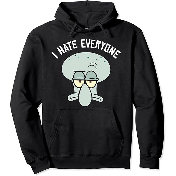 Squidward Hate Everyone Crew Women's T-Shirt SpongeBob